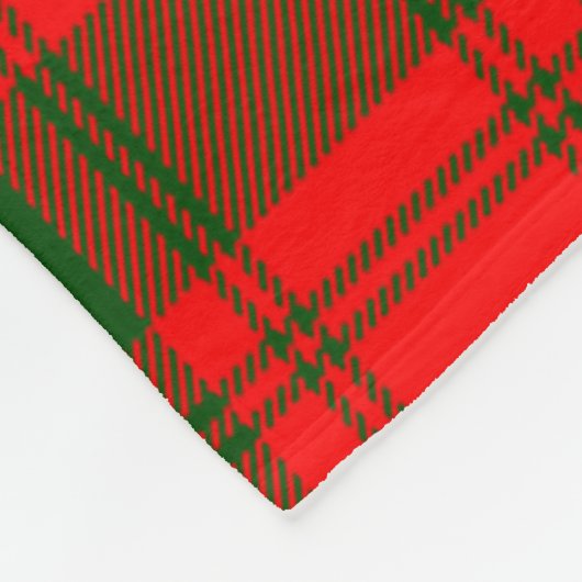 Clan MacQuarrie Modern Tartan Kariert Fleecedecke (Ecke)