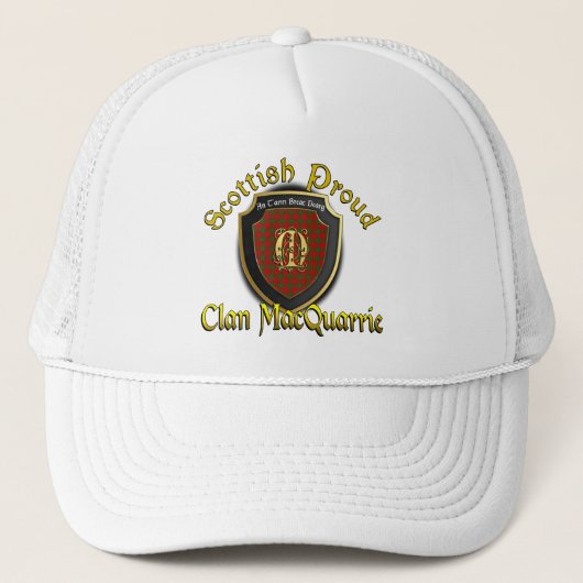 Clan MacQuarrie Scottish Dynsty Cap Truckerkappe (Vorderseite)