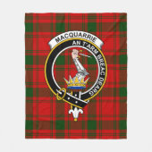 Clan MacQuarrie Tartan Kariert Fleecedecke (Vorderseite)