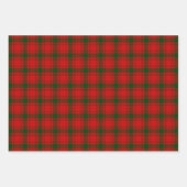 Clan MacQuarrie Tartan und Wappen Geschenkpapier Set (Vorderseite)