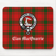 Clan MacQuarrie Tartan und Wappen