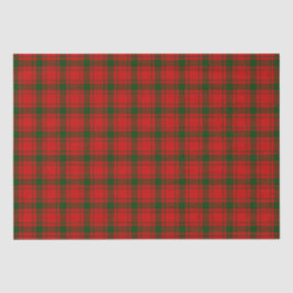 Clan MacQuarrie Tartan und Wappen Seidenpapier