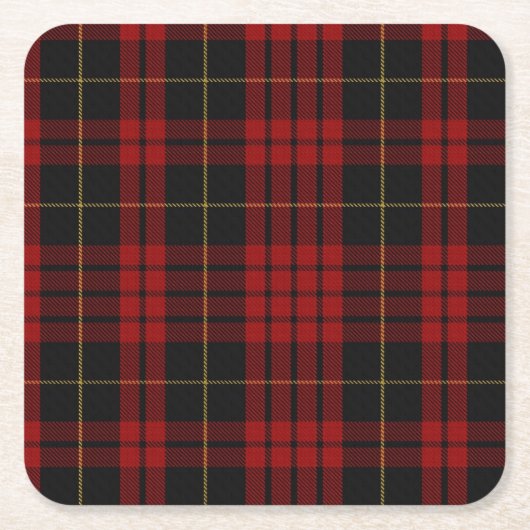 Clan MacQueen Kariert Paper Untersetzer (Vorderseite)