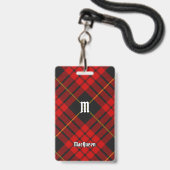 Clan MacQueen Tartan Ausweis (Vorderseite mit Lanyard)