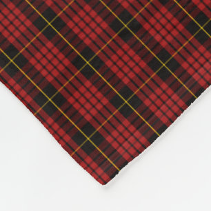 Clan MacQueen Tartan Fleecedecke