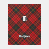 Clan MacQueen Tartan Fleecedecke (Vorderseite)