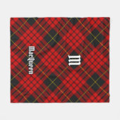 Clan MacQueen Tartan Fleecedecke (Vorderseite (Horizontal))