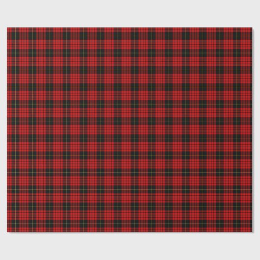Clan MacQueen Tartan Geschenkpapier (Flach)