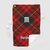 Clan MacQueen Tartan Golfhandtuch (Insitu)
