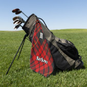 Clan MacQueen Tartan Golfhandtuch (Gras)