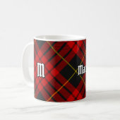 Clan MacQueen Tartan Kaffeetasse (Vorderseite Links)