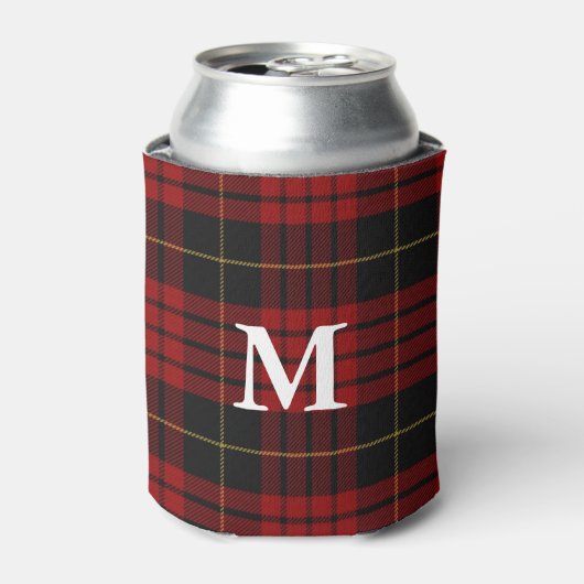 Clan MacQueen Tartan Kariert Can Cooler Dosenkühler (Kanne Vorderseite)
