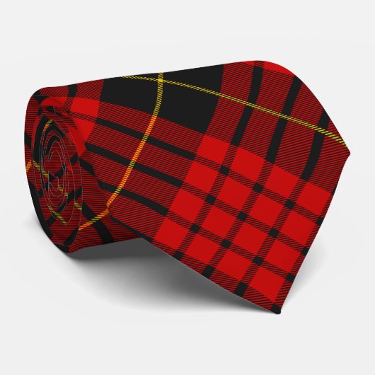 Clan MacQueen Tartan Krawatte (Gerollt)