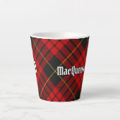 Clan MacQueen Tartan Milchtasse (Vorderseite)