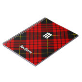 Clan MacQueen Tartan Notizblock (Linke Seite)