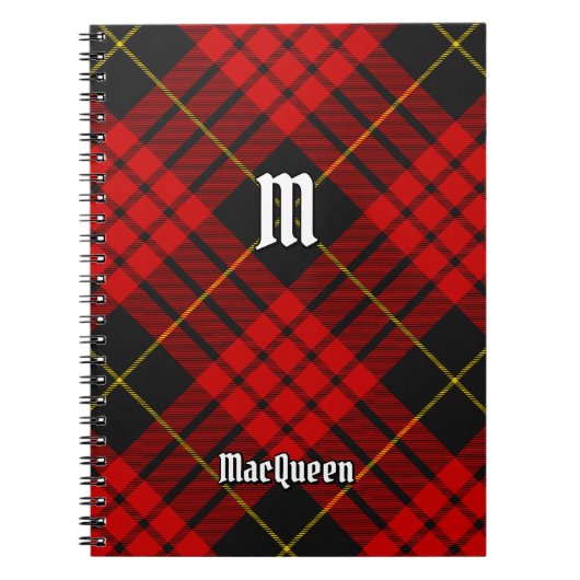 Clan MacQueen Tartan Notizblock (Vorderseite)