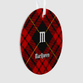 Clan MacQueen Tartan Ornament (Vorderseite)