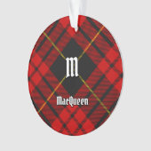 Clan MacQueen Tartan Ornament (Vorderseite)