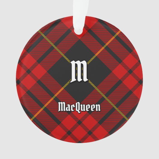 Clan MacQueen Tartan Ornament (Vorderseite)