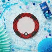 Clan MacQueen Tartan Pappteller (Party)