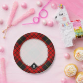 Clan MacQueen Tartan Pappteller (Party)