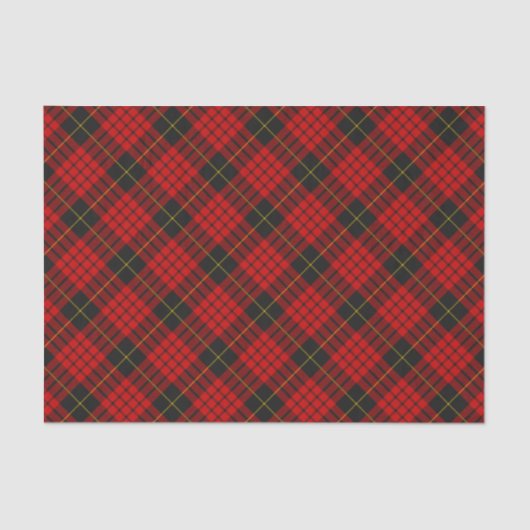 Clan MacQueen Tartan Seidenpapier (Vorderseite)