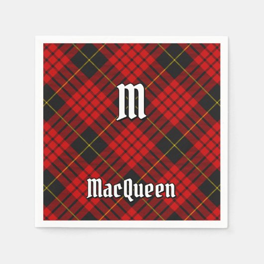 Clan MacQueen Tartan Serviette (Vorderseite)