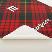 Clan MacQueen Tartan Sherpadecke (3/4)