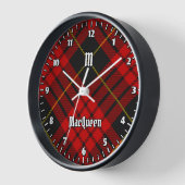 Clan MacQueen Tartan Uhr (Winkel)