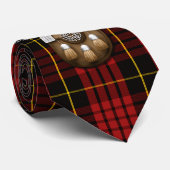 Clan MacQueen Tartan und Sporran Krawatte (Gerollt)