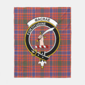 Clan MacRae Ancient Tartan Kariert Fleecedecke (Vorderseite)