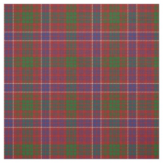Clan MacRae roter schottischer Tartan-kariertes Stoff (Muster)