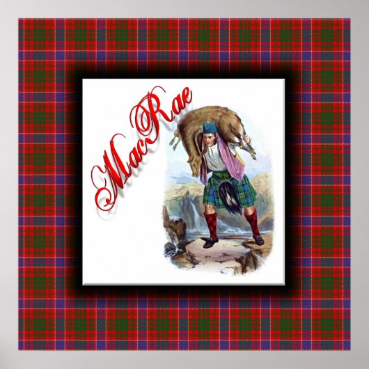 Clan MacRae Scottish Dream Poster (Vorne)
