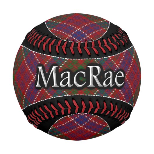 Clan MacRae Scottish Dream Tartan Baseball (Vorderseite)