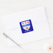 Clan MacRae Shield Quadratischer Aufkleber (Umschlag)