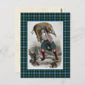 Clan MacRae Vintag Illustration Tartan Frame Postkarte (Vorne/Hinten)