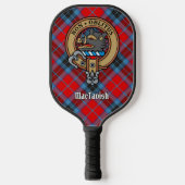 Clan MacTavish Crest over Tartan Keychain Pickleball Schläger (Vorderseite)