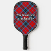 Clan MacTavish Crest over Tartan Keychain Pickleball Schläger (Rückseite)