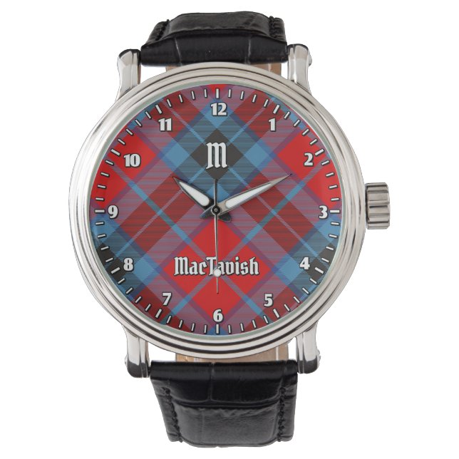Clan MacTavish Tartan Armbanduhr (Vorderseite)