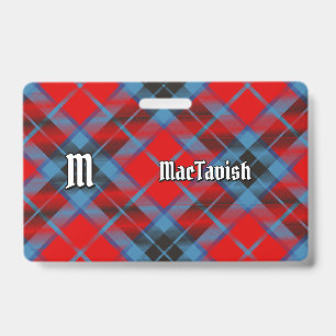 Clan MacTavish Tartan Ausweis