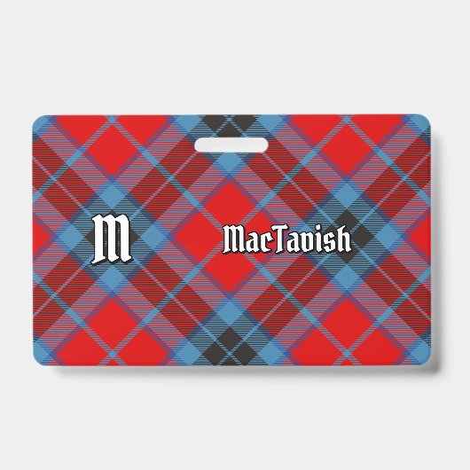 Clan MacTavish Tartan Ausweis (Vorderseite)