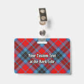 Clan MacTavish Tartan Ausweis (Rückseite mit Clip)