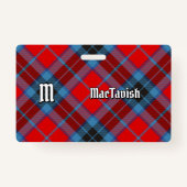 Clan MacTavish Tartan Ausweis (Vorderseite)