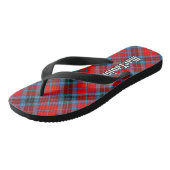 Clan MacTavish Tartan Badesandalen (Schrägansicht)