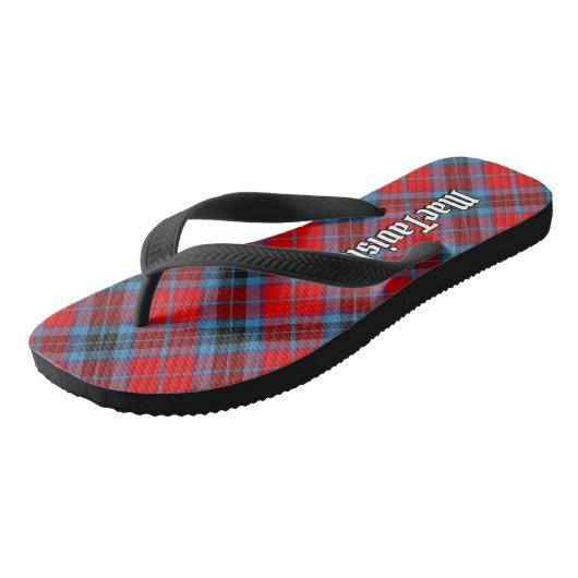 Clan MacTavish Tartan Badesandalen (Schrägansicht)