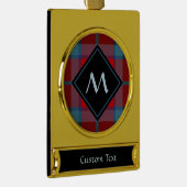 Clan MacTavish Tartan Banner-Ornament Gold (Rechts)