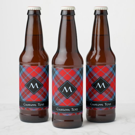 Clan MacTavish Tartan Bierflaschenetikett (Flaschen)
