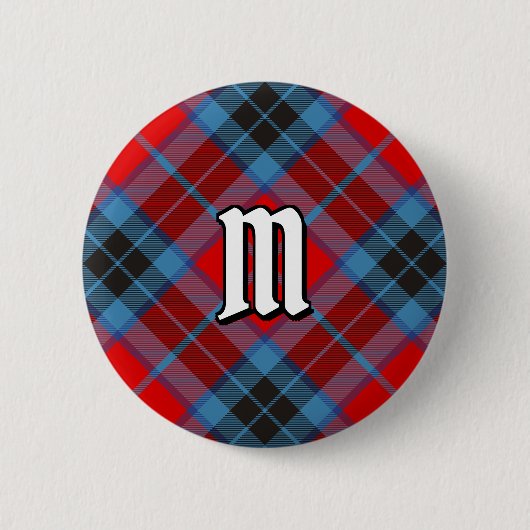 Clan MacTavish Tartan Button (Vorderseite)