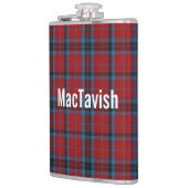 Clan MacTavish Tartan Custom Flachmann (Links)