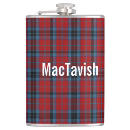 Clan MacTavish Tartan Custom Flachmann